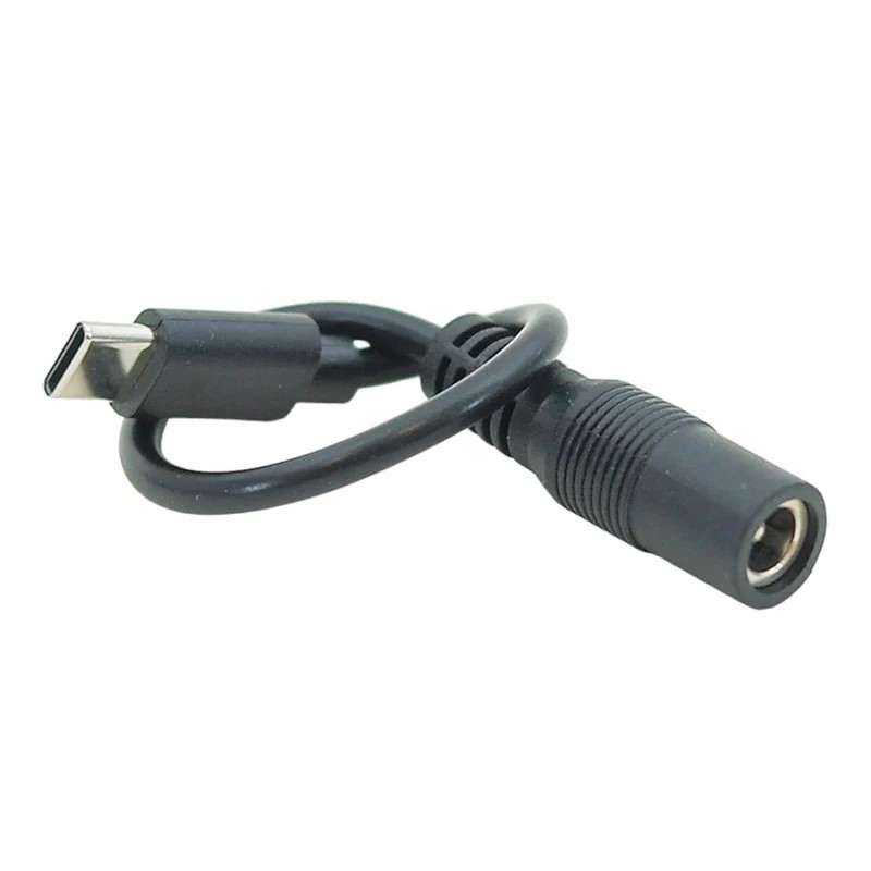 DC adapter 2.5/5.5 socket -> USB-C plug 20V 5A