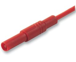 Testrijuhe 4mm isol banaanid 1m 1000V 16A 1mm2 punane 934074101