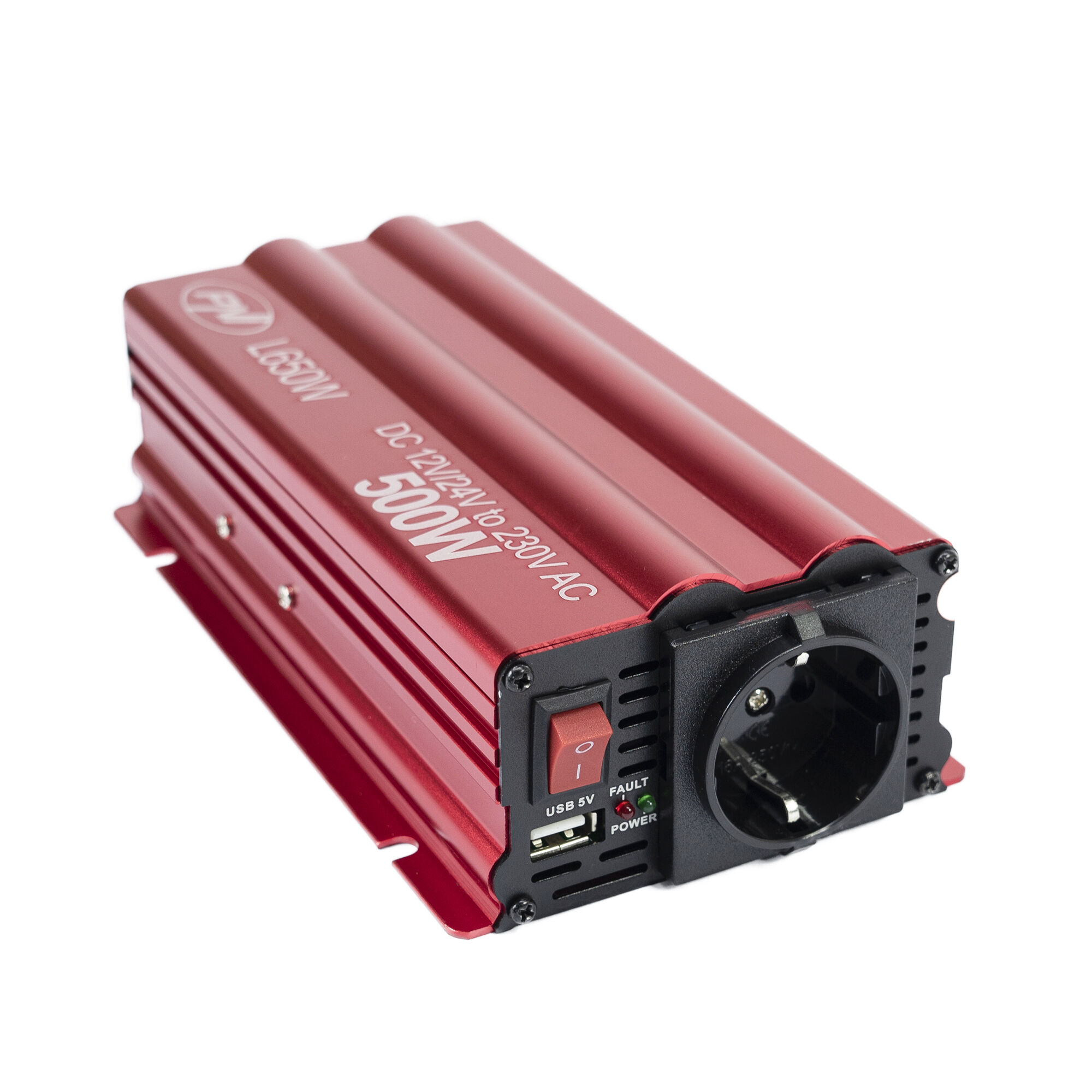 Muundur 12V/24V->230V 500W USB modifitseeritud siinus