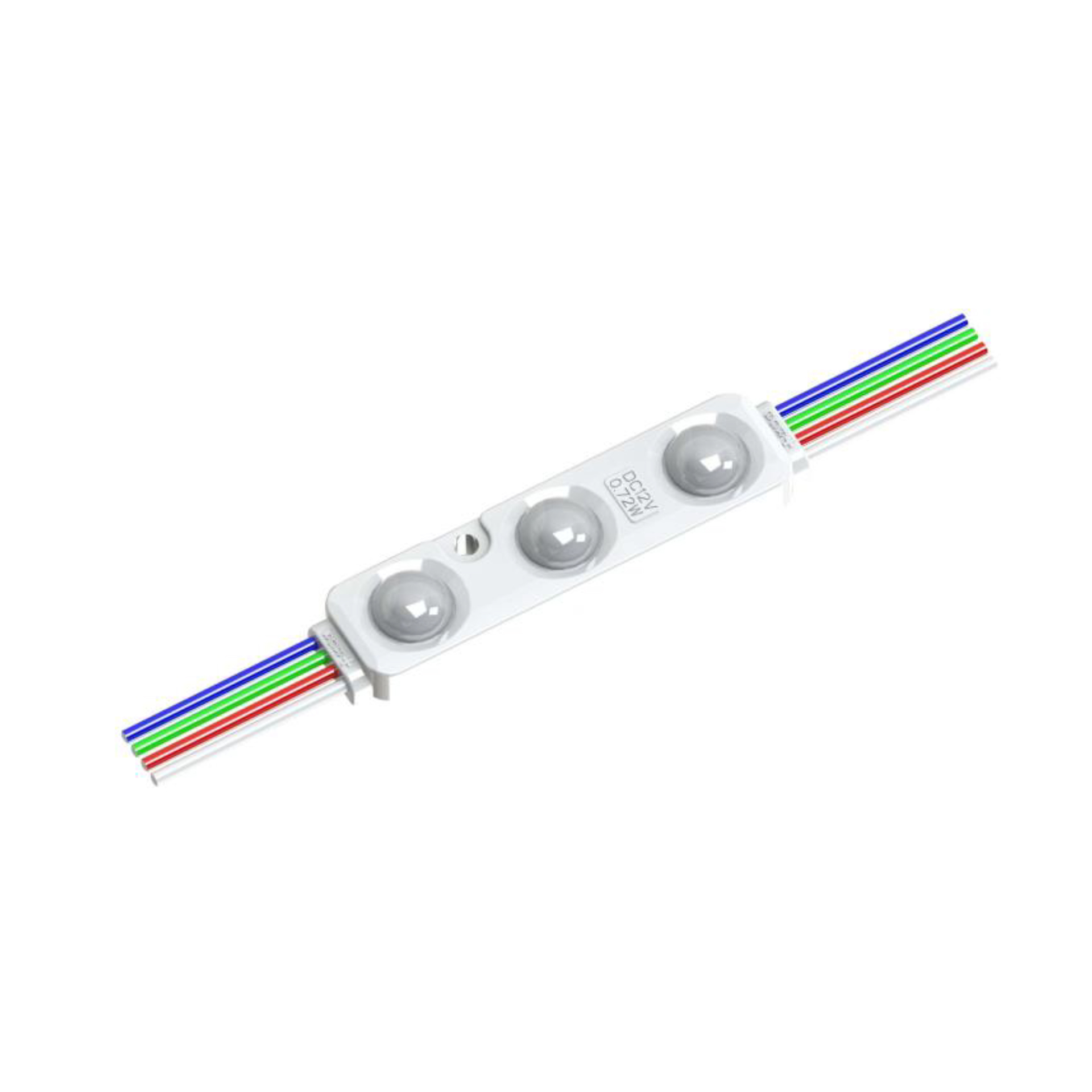 LED moodul 3x5050 12V 0.72W 140lm RGB IP67