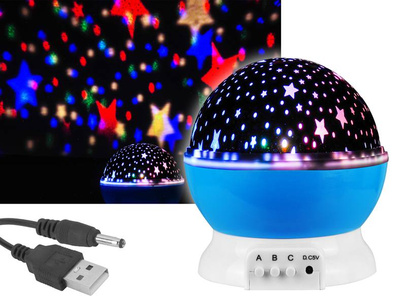 Children's room colorful starry sky LED projector