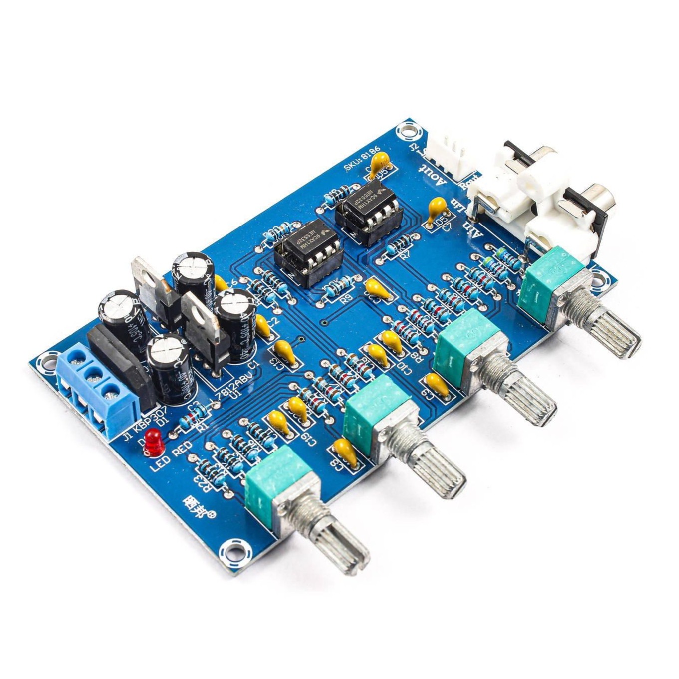 HiFi toonikontroll/eelvõimendi Stereo RCA OP-AMP NE5532