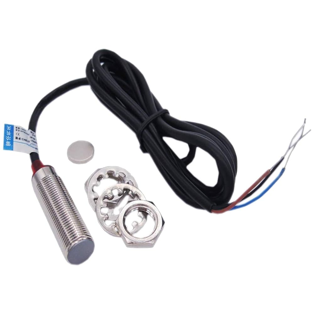 Halli efekti andur M12 0...10mm NPN-NO 5-30VDC 1.2m juhe PBT