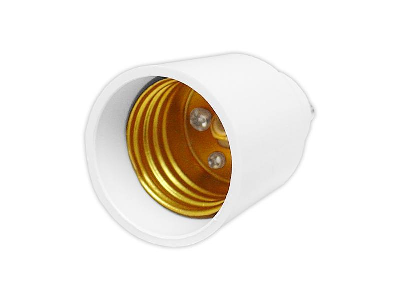 Lambipesa üleminek adapter GU10->E27