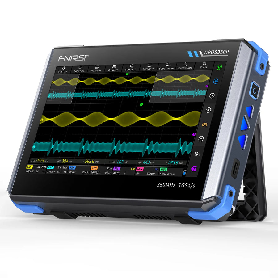 DPOS350P Ostsilloskoop, Signaaligeneraator, FRA  2CH 350MHz