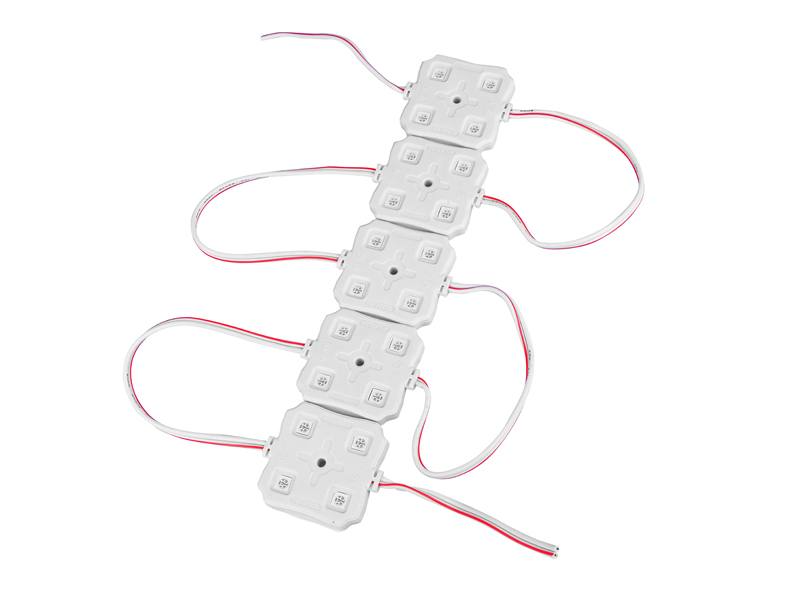 4xLED moodul Punane 12V 4*1W