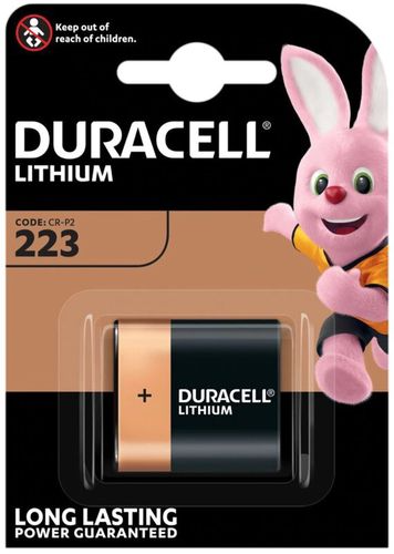 Батарея 6В DL223 223 CR-P2 Duracell литиевая