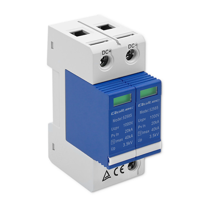 DC surge protector arrester| 2P, 1000V, T2, C