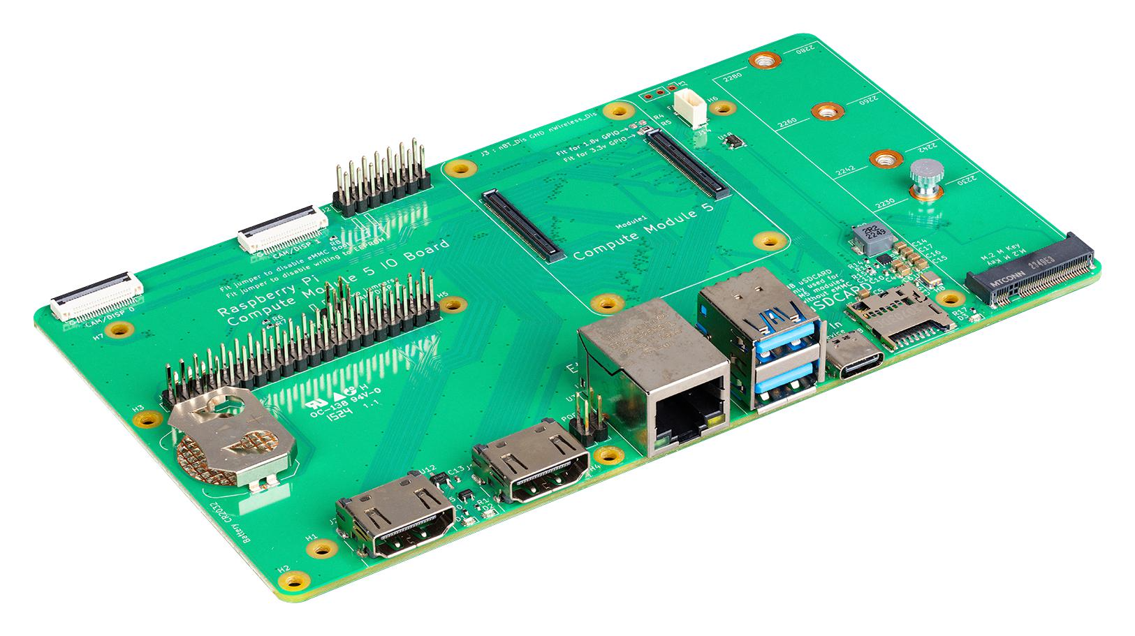 Raspberry RPI CM5 IO laiendusmoodul