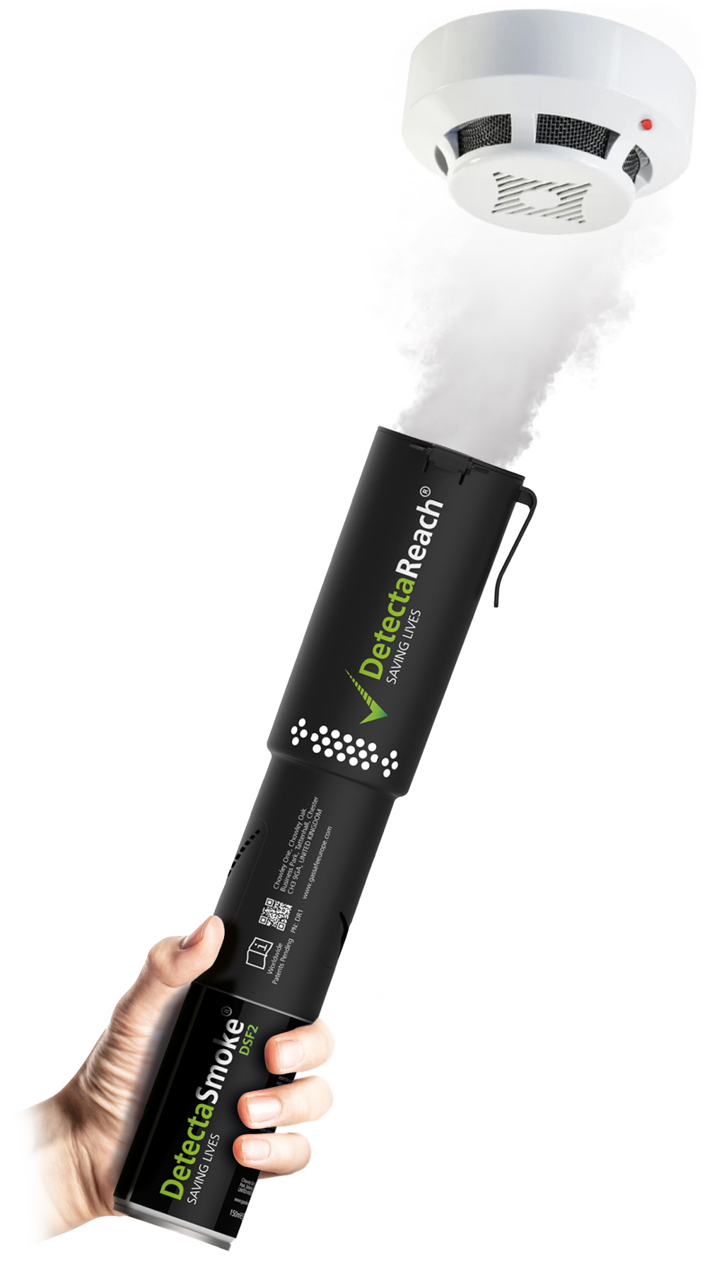 DetectaReach Suitsuandurite testimis aerosool suunajaga