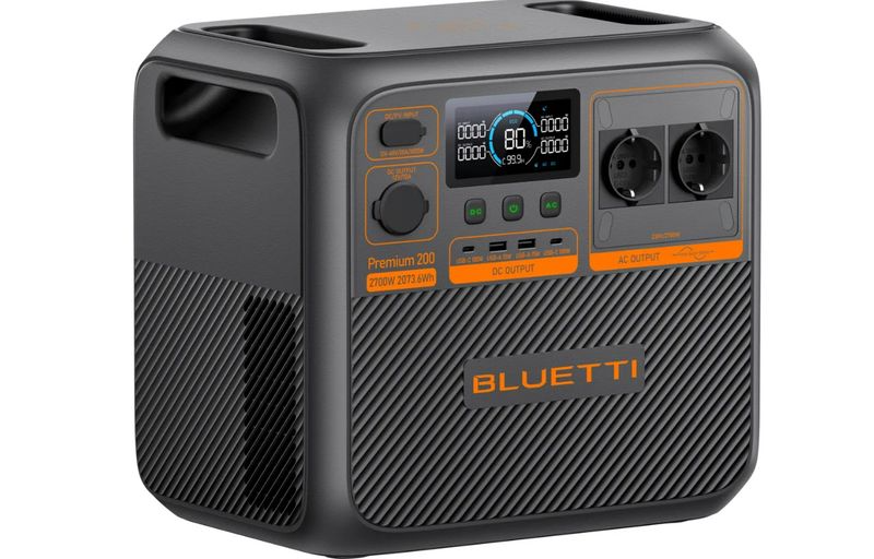 Akujaam Bluetti Premium 200 V2 2.6/3.9kW inverter 2073Wh