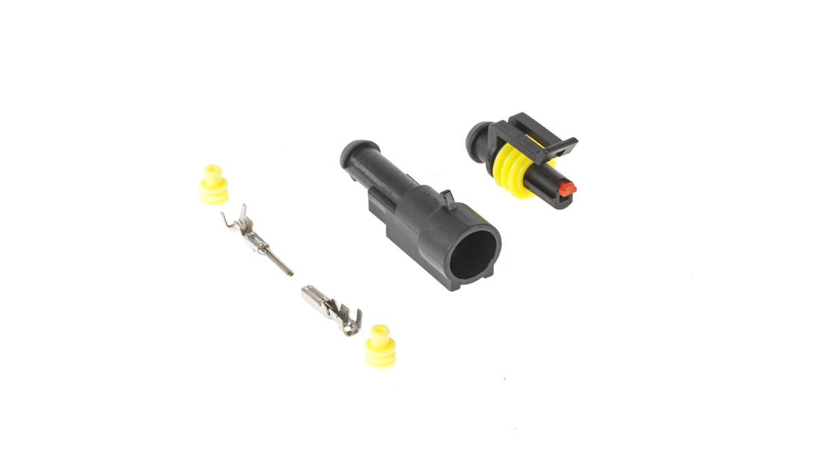1-pin Superseal 1.5 IP67 ühenduskomplekt