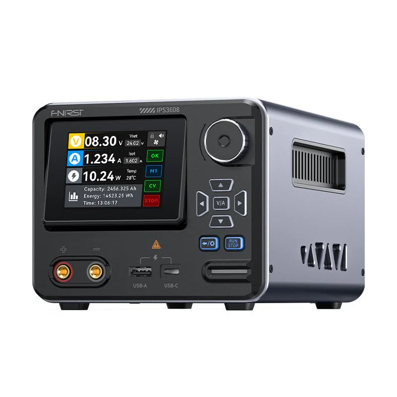 Программируемый блок питания 0...36V 0...8A, 1xUSB-A 1xUSB-C