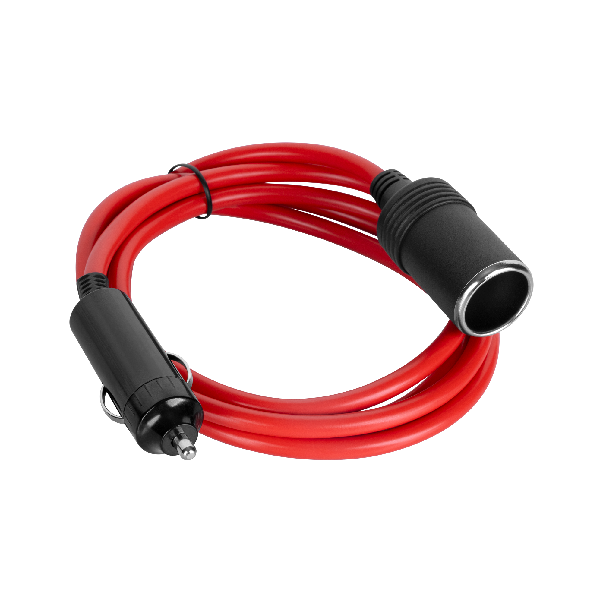 Car cigarette lighter extension cable 2m 120W red