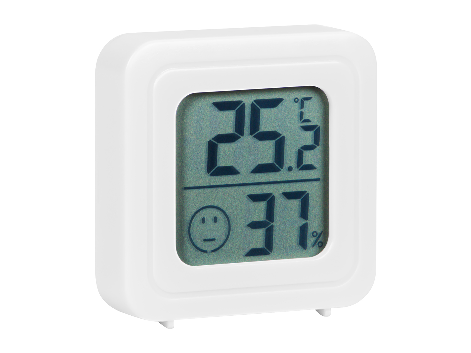 Termo-hügromeeter mini 45*45mm, valge, 10...90%, -10...+70C