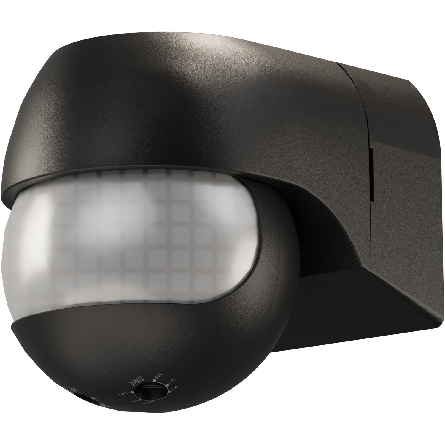 PIR liikumisandur lüliti must 800W seinale IP44