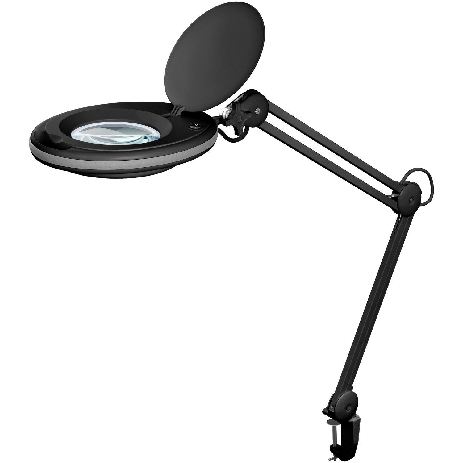 LED luuplamp lauaklambriga, 8 W, must