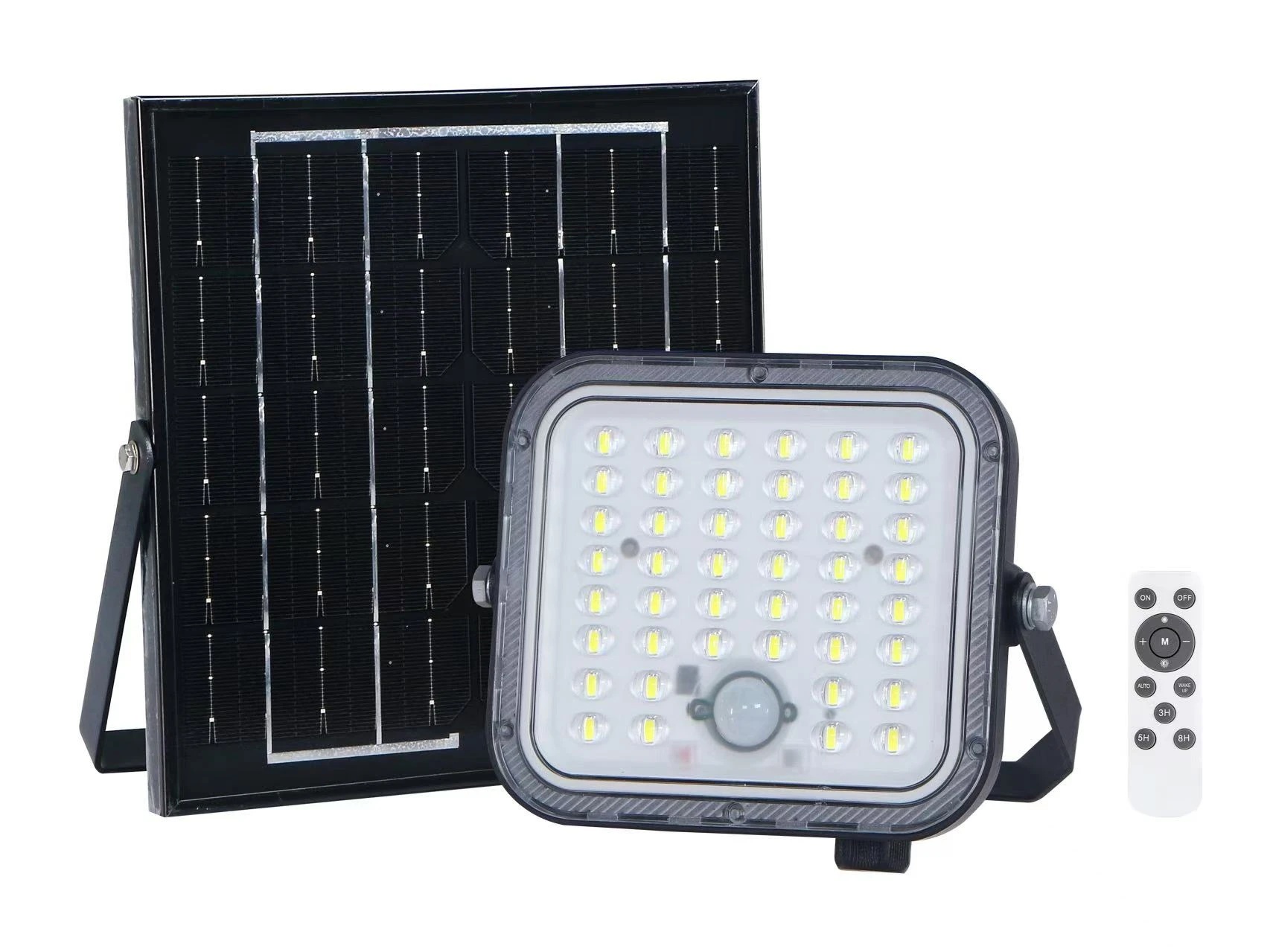 LED valgusti LUNIR PIR solar 50W 4000K 1400lm 4000mAh