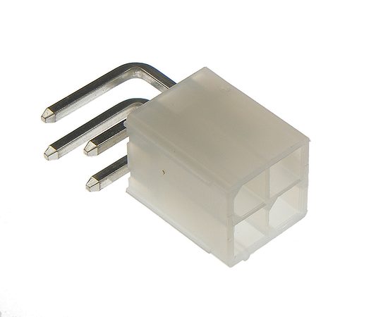 2*2pin 4.2mm pistik plaadil nurk