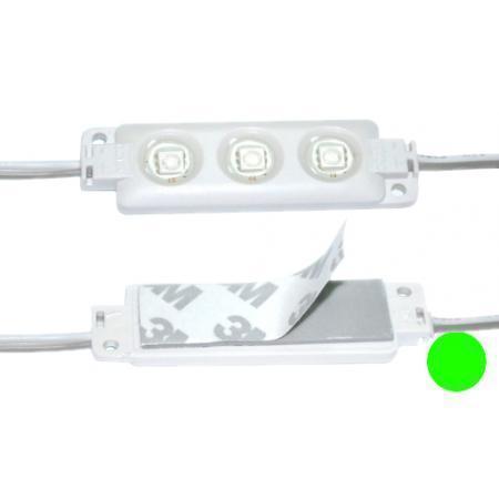 3xLED moodul Roheline 12V 120lm IP65