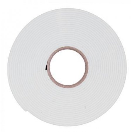 Double-sided tape, white 20mm/1,5mm 5m