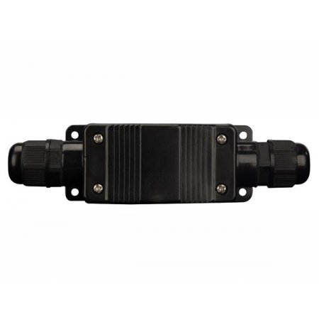 Installation box waterproof IP68, 65x35mm, 2x PG9 Black