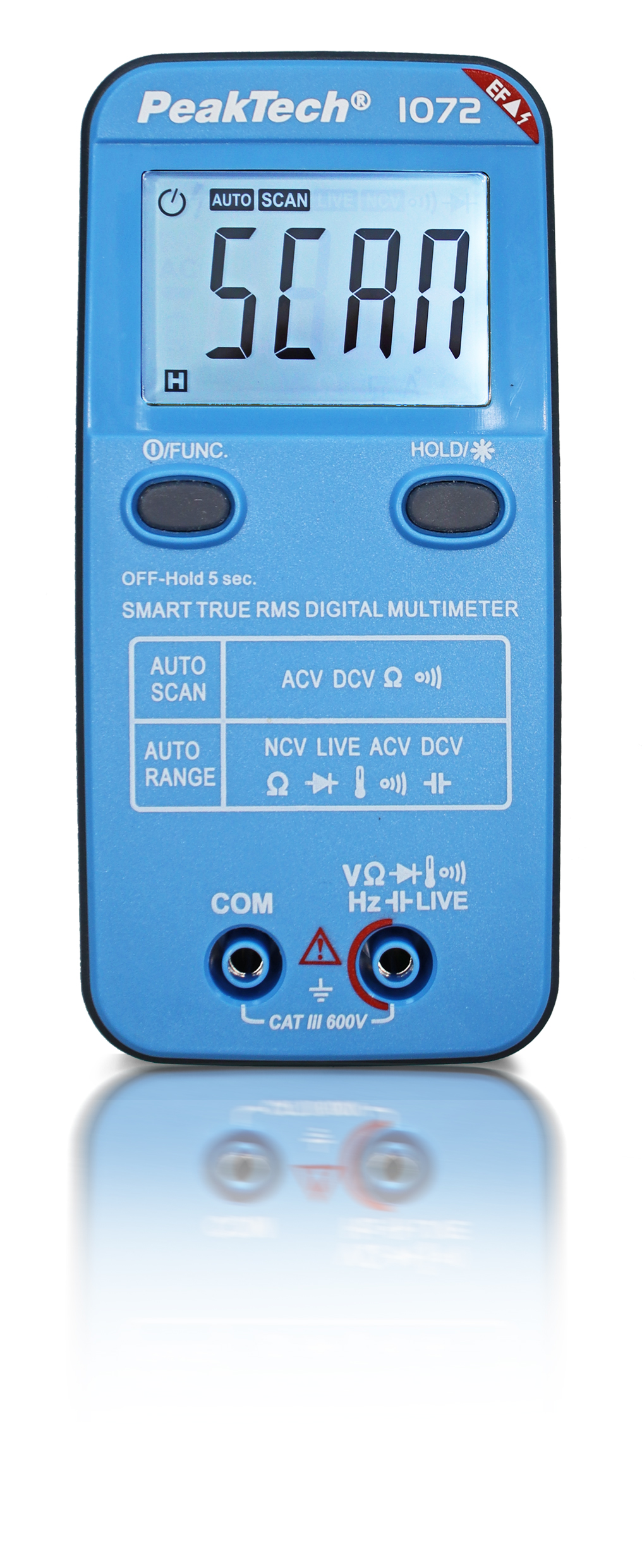 Digital multimeter 600 V AC/DC smart multimeter with NCV and live test