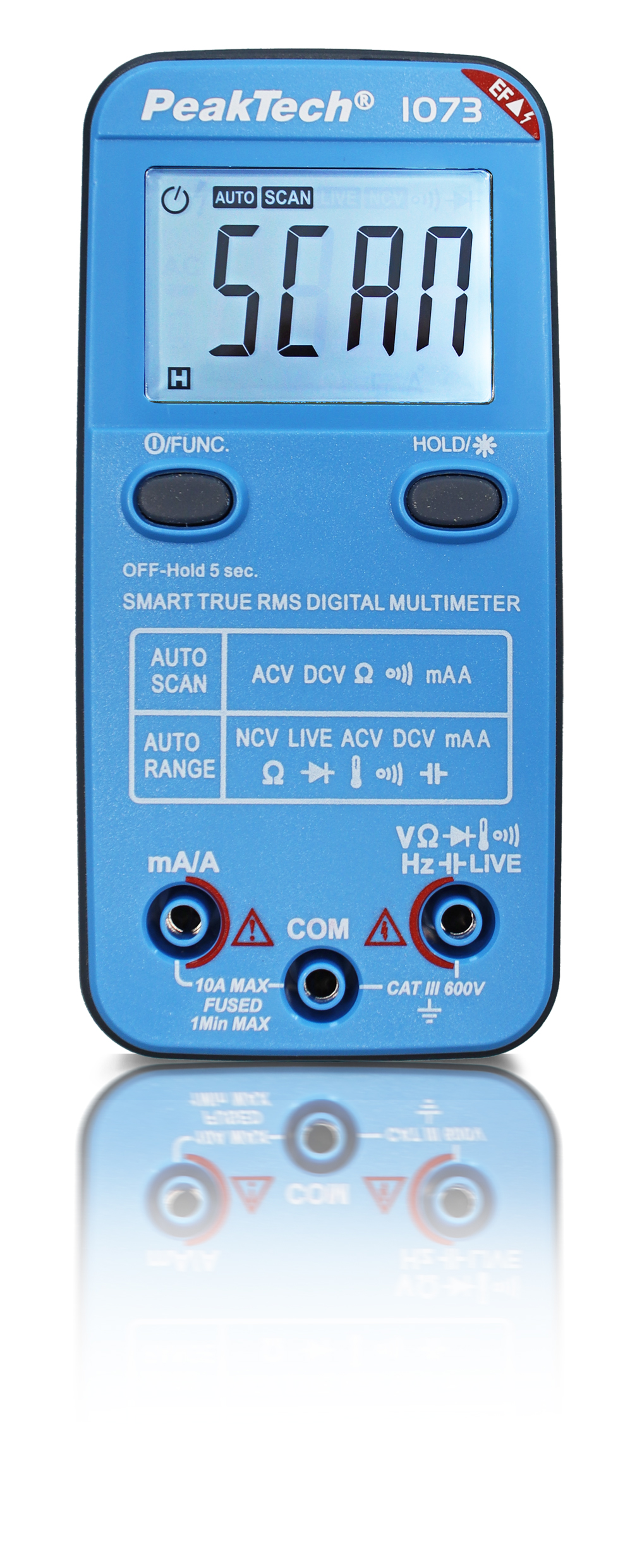 Digital multimeter 600 V AC/DC Smart multimeter with NCV and live test