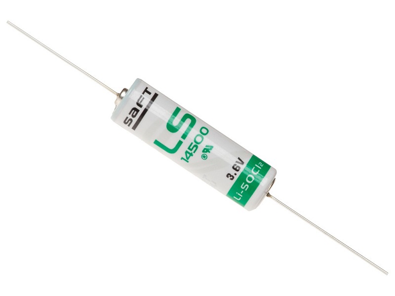 Patarei 3.6V AA 14500 SAFT 2600mAh liitium piikidega