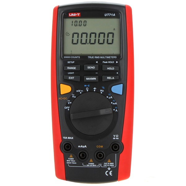 Multimeeter UNI-T UT71A ACA/DCA/ACV/DCV/R/C/f TrueRMS USB