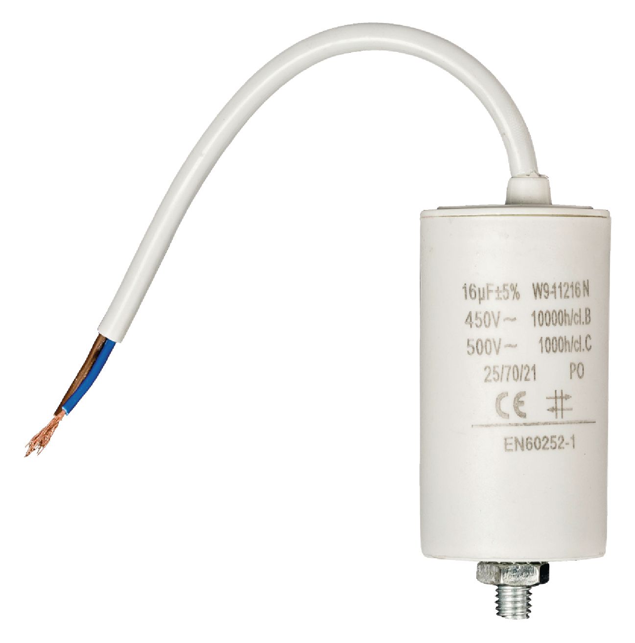 450 V Cable Fixapart Capacitor 8.0Uf