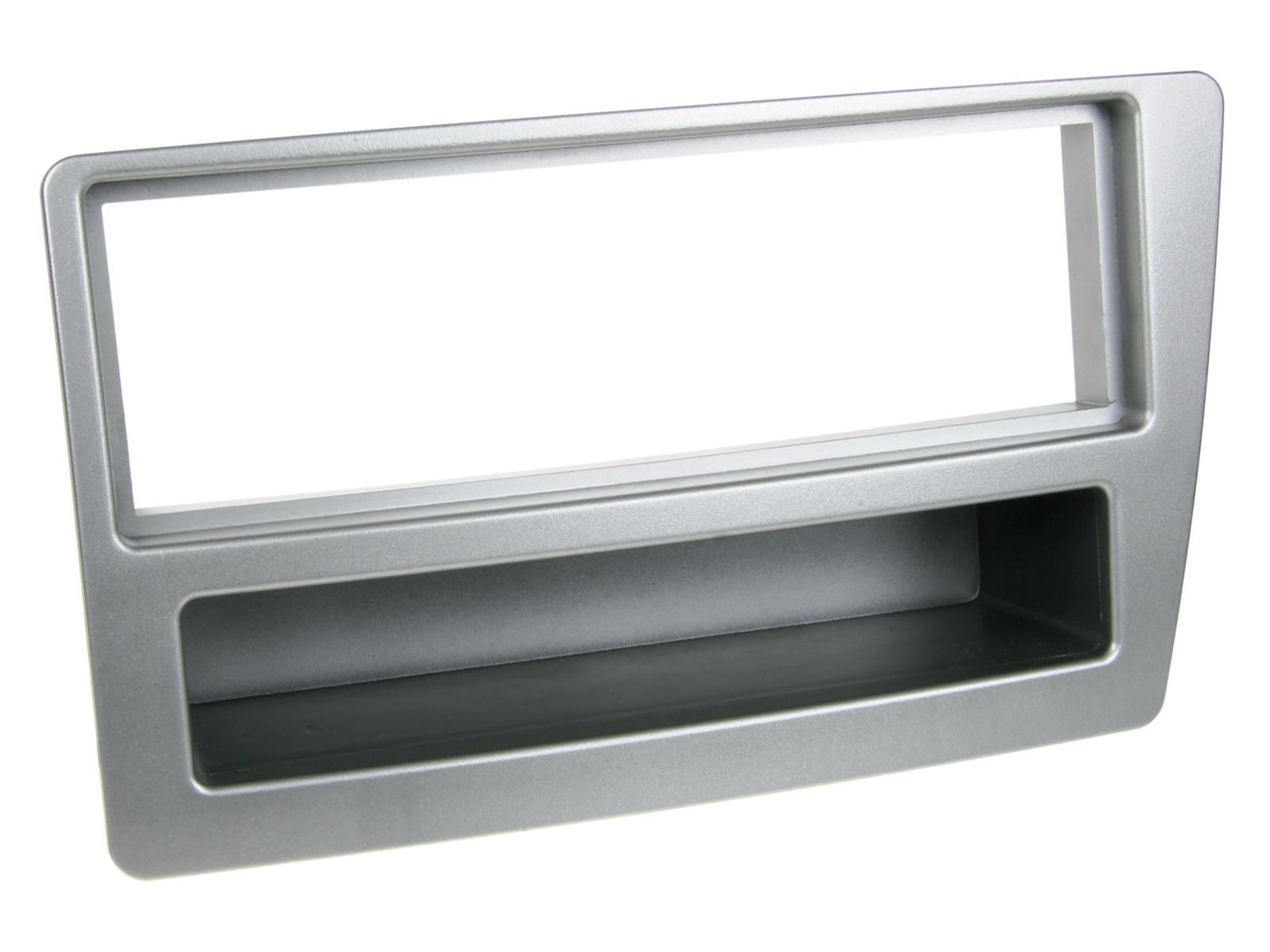 ACV 1-DIN facia plate with pocket Honda Civic 01/2004 silver 100631