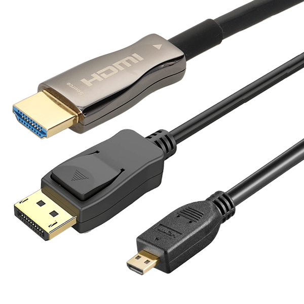 HDMI, DVI, VGA, Displayport kaablid