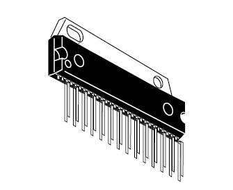 HA13156 PWR AMP 4x38W/4E 18V 4A