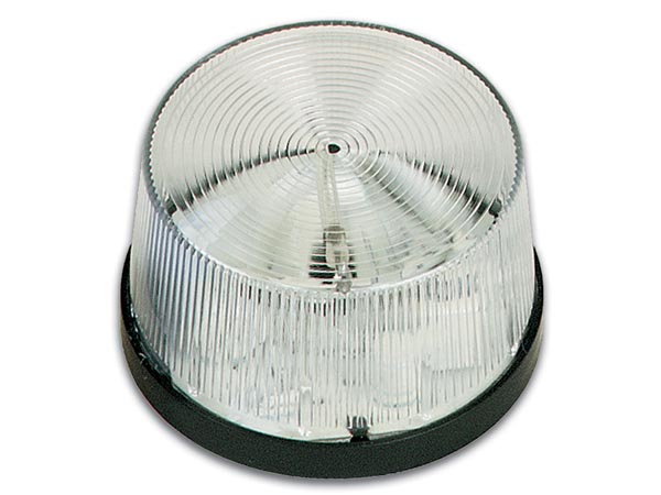 Valge vilkur 12VDC 40mm HAA40W