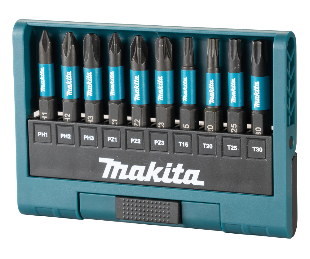 Makita otsikute komplekt 10tk Impact Black 50mm PH/PZ/TX