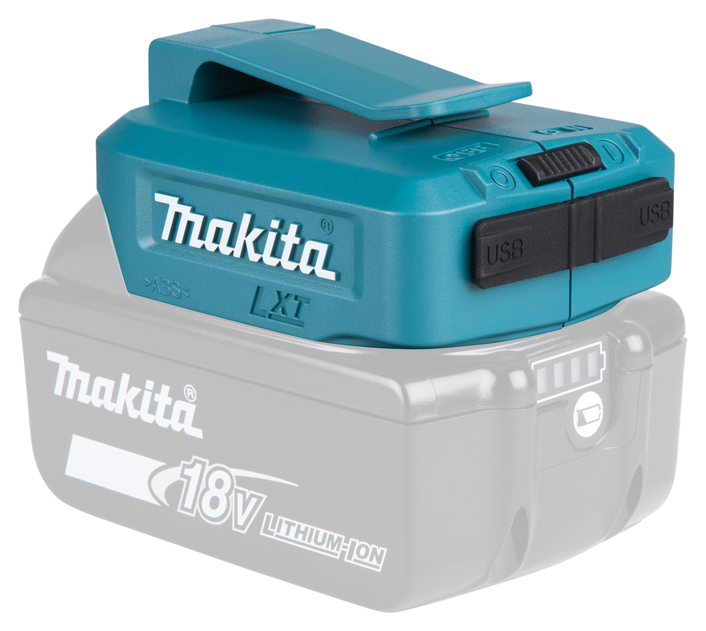Makita aku USB adapter 18V LXT 2xUSB 2x2.1A