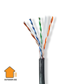 CAT6 võrgukaabli rull, Ühekiuline, U/UTP, CCA, 305 m
