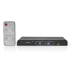 HDMI™ экстрактор, 2x HDMI™ Вход, TosLink Гнездо / 1x 3.5 мм аудиовыход / 1x HDMI™ Выход / 2x RCA, Максимальное разрешение: 4K@60Hz, 18 Гбит/с