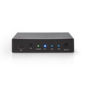 HDMI™ Переключатель, 3 порт(а/ов), 1x USB-C™ / 2x HDMI™ Вход, 1x HDMI™ Выход, 4K@60Hz