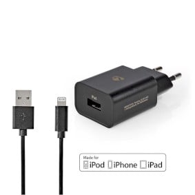 Seinalaadija, 12 W, 1x 2.4 A, Väljundite arv: 1, USB-A