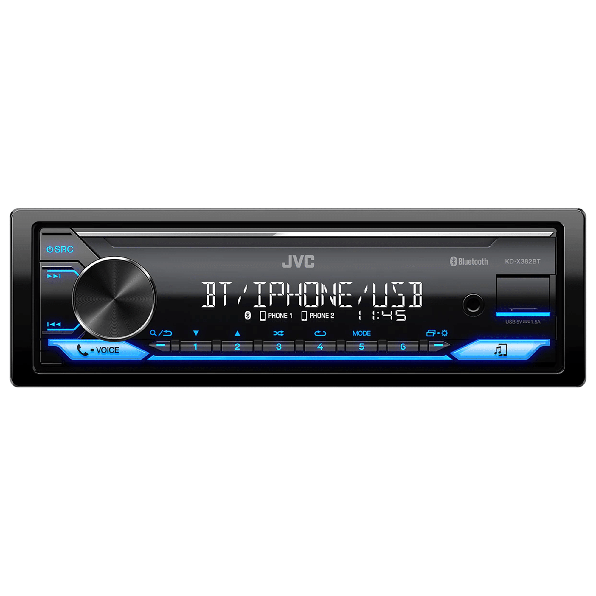 Автомагнитола JVC KDX-382BT BT, USB, FM