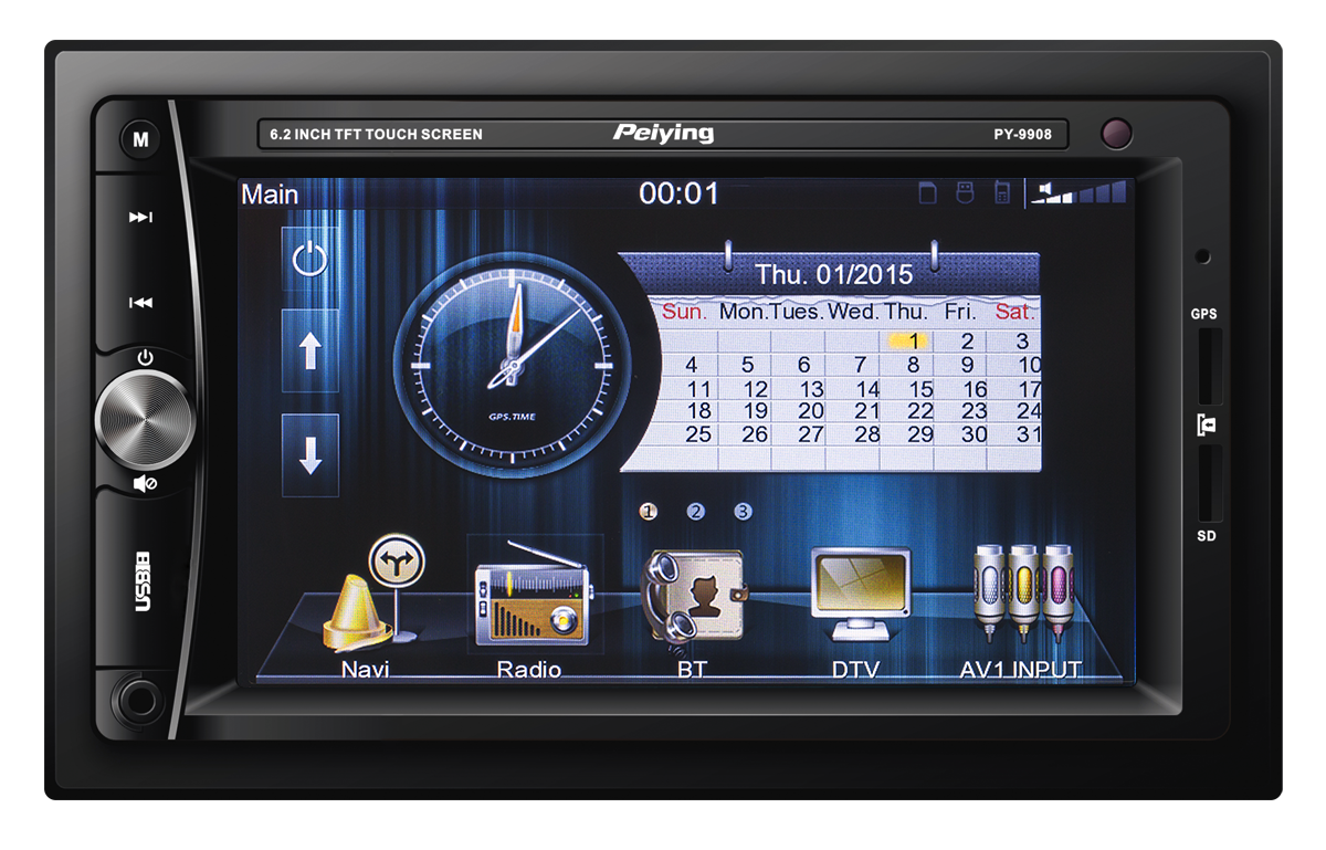 Peiying Alien car radio model PY9908.1