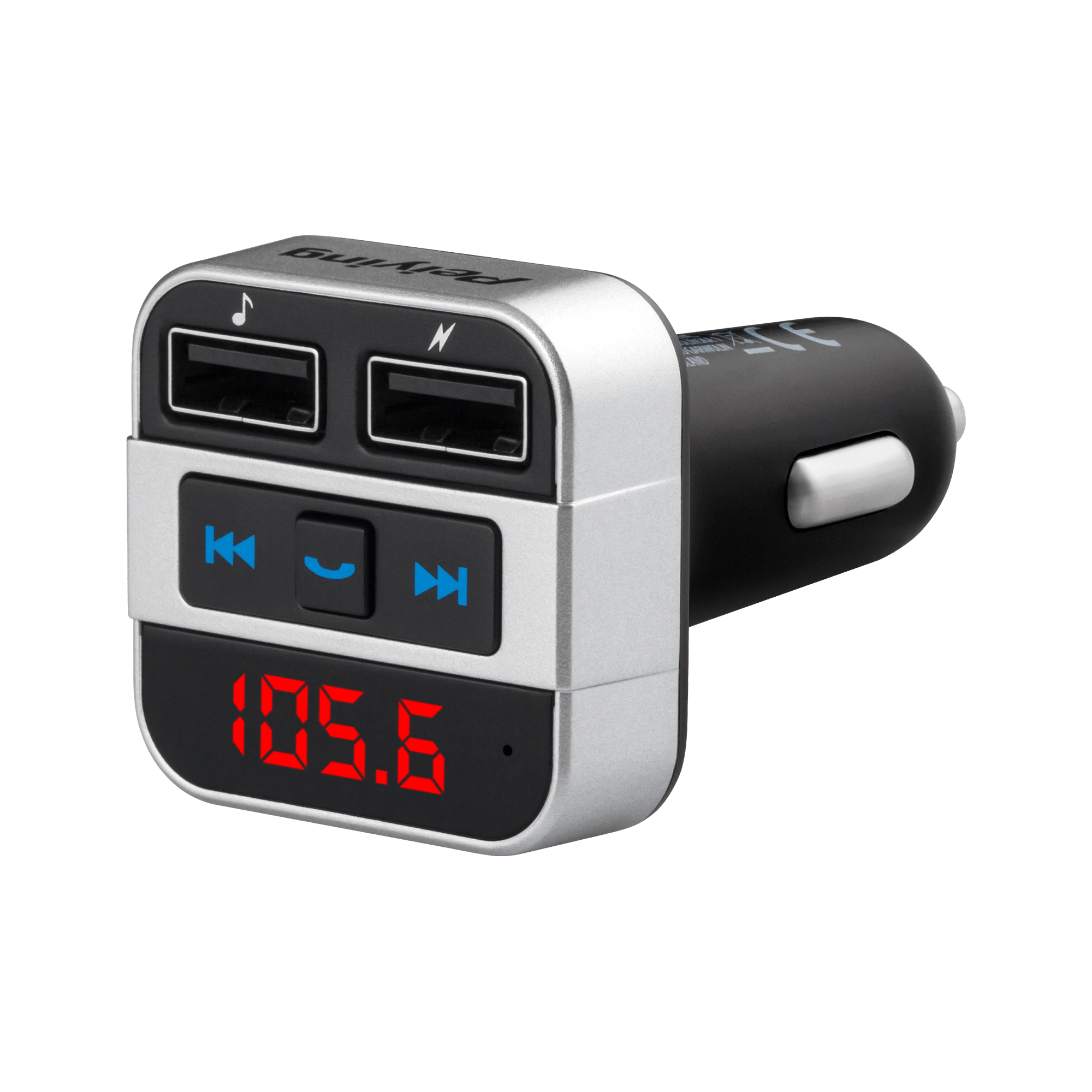 Автомобильный FM-трансмиттер с функцией Bluetooth (2x USB)