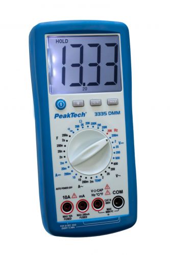 Digital multimeter, 2,000 counts, 600V AC/DC