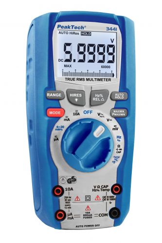 TrueRMS digital multimeter ~ 60.000 Counts ~ 1000V AC/DC