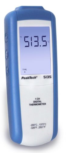 Цифровой термометр 1 канал, -200...+1372°C