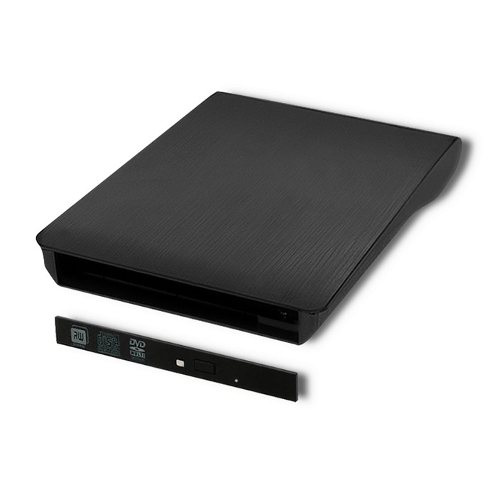 Qoltec External USB 3.0 9.5mm SATA Optical Drive Case built-in cable