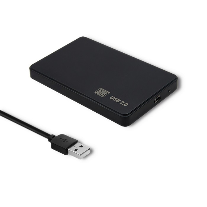 Qoltec External Hard Drive Case HDD/SSD 2.5'' SATA3 USB 2.0 Black