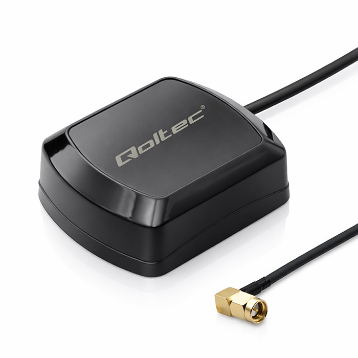 Qoltec Mobile GPS GLONASS Antenna with Magnetic Base Omnidirectional 28dBi SMA RA